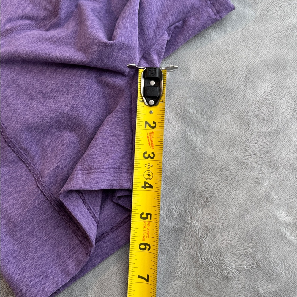 Bombshell Sportswear Tiny Waist V Front Scrunch Butt Shorts Violet Size Small - Picture 12 of 12
